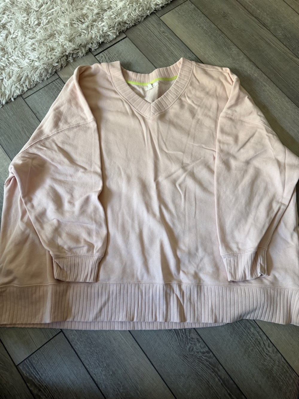 Maurices Pale Pink V-Neck Women's Sweater